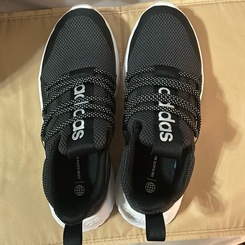 Boys, Adidas tennis shoes, size 5